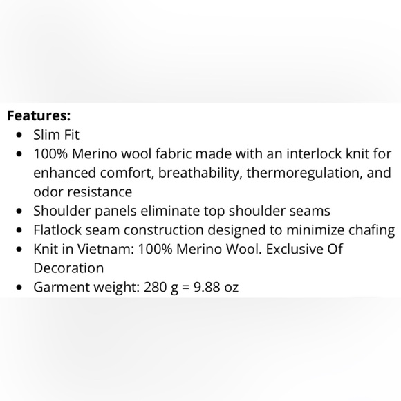 SMARTWOOL men’s color block crew base layer sweater - Picture 2 of 7